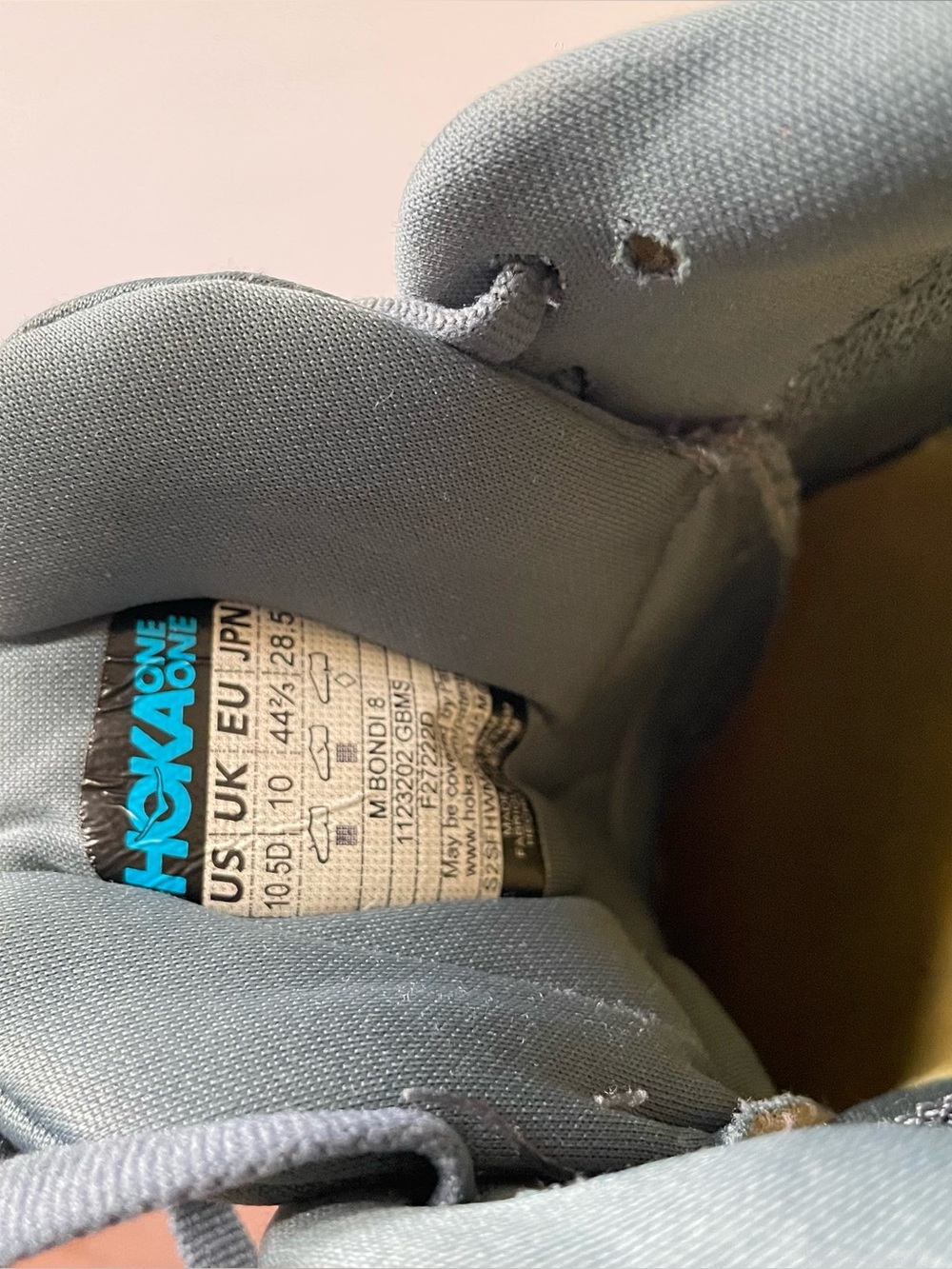 Hoka Bondi 8 Men’s Running Shoes | US 10.5 - Picture 7 of 9